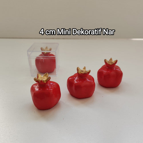 4 Cm mini Dekoratif Nar