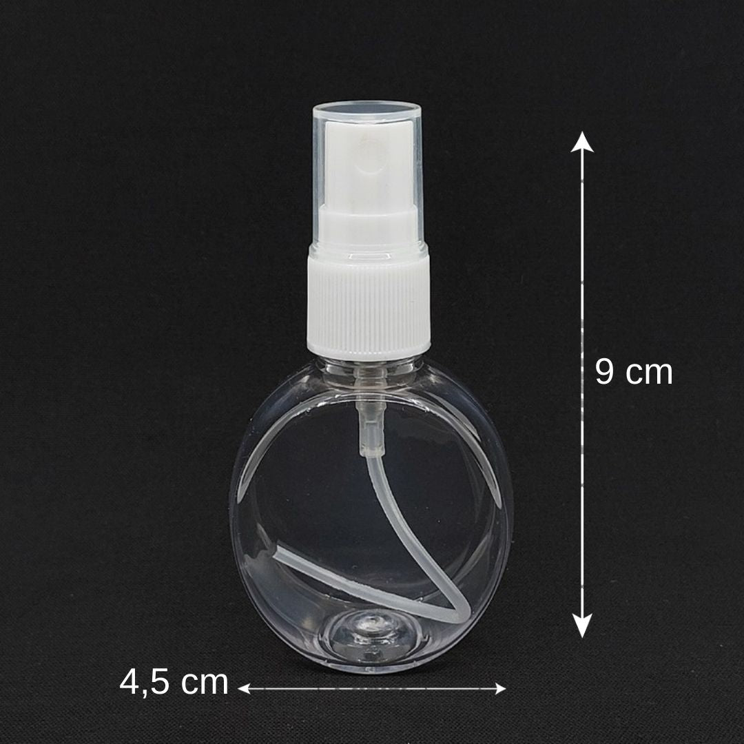 50 cc Pet Yuvarlak Şişe - Sprey Başlık
