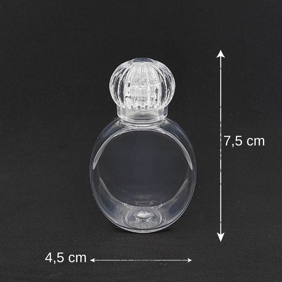 50 cc Pet Yuvarlak Şişe - Damla Kapak