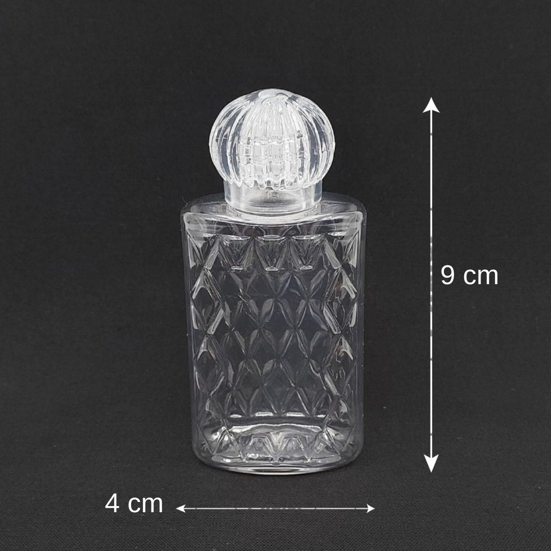 50 cc Pet Baklava Desenli Şişe - Damla Kapak