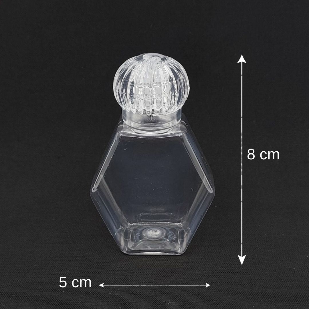 50 cc Pet Altıgen Şişe - Damla Kapak