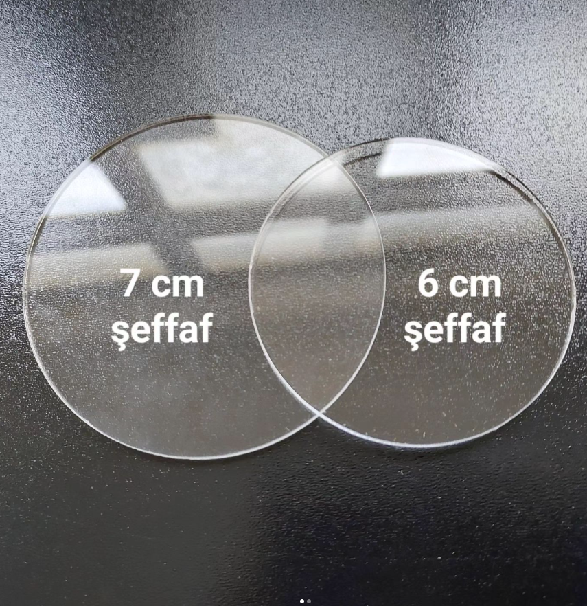 Şeffaf Pleksi 6-7 cm