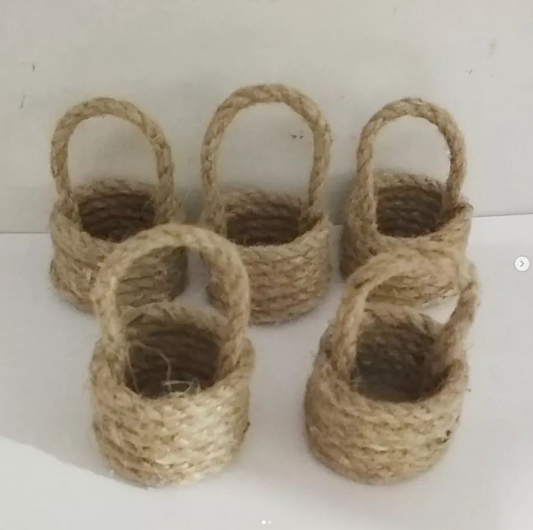 Mini Hasır Sepet