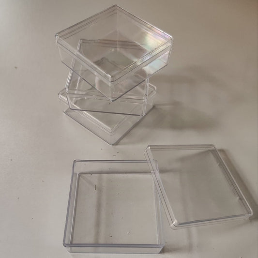 8*8*3 cm mika şeffaf kutu