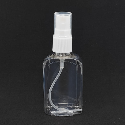 50 cc Pet Dikdörtgen Şişe - Sprey Başlık