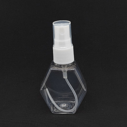 50 cc Pet Altıgen Şişe - Sprey Başlık